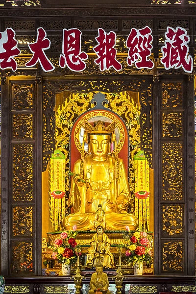 Buddha at Kek Lok Si Temple, George Town, Penang Island, Malaysia
