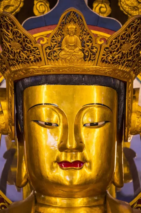 Framed Print : Buddha at Kek Lok Si Temple, George Town, Penang Island, Malaysia