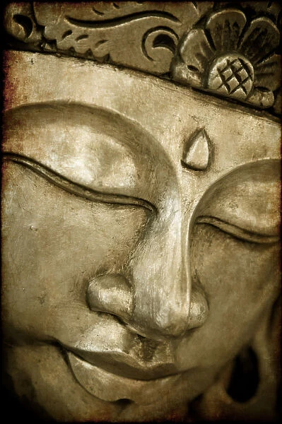 Buddha mask, Kuala Lumpur, Malaysia