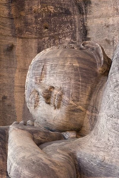 Buddha statue, Gal Vihara, Polonnaruwa, Sri Lanka