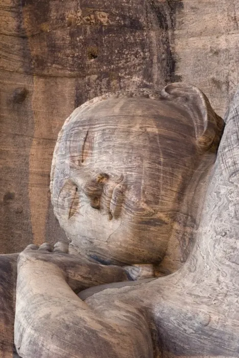 Framed Print : Buddha statue, Gal Vihara, Polonnaruwa, Sri Lanka