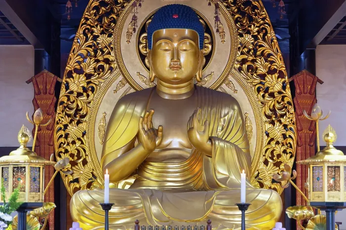 Framed Print : Buddha statue in main hall of Chuson-ji Temple (UNESCO World Heritage Site), Hiraizumi, Iwate, Japan Framed Print : Buddha statue in main hall of Chuson-ji Temple (UNESCO World Heritage Site), Hiraizumi, Iwate, Japan
