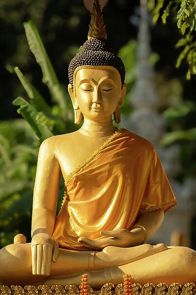 Buddha statue, Wat Sisaket, Vientiane (capital city), Laos