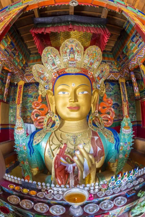 Framed Print : Buddha, Thikse monastery, Thikse, Indus Valley, nr Leh, Ladakh, India Framed Print : Buddha, Thikse monastery, Thikse, Indus Valley, nr Leh, Ladakh, India