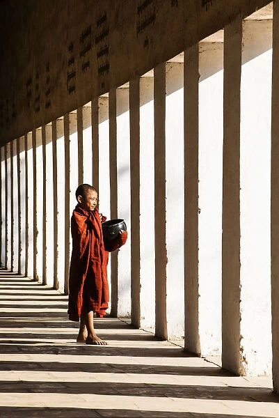 A Buddhist monk, Mandalay, Burma  /  Myanmar