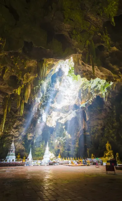 Framed Print : Buddhist temple inside the Tham Khao Luang Cave, Phetchaburi, Thailand Framed Print : Buddhist temple inside the Tham Khao Luang Cave, Phetchaburi, Thailand