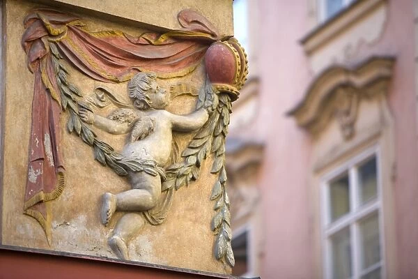Building Detail, Old Town, Prague, Czech Republic