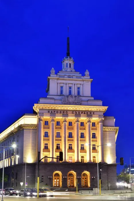 Framed Print : The building of the former Communist Party Headquarters now used by the National Assembly Framed Print : The building of the former Communist Party Headquarters now used by the National Assembly