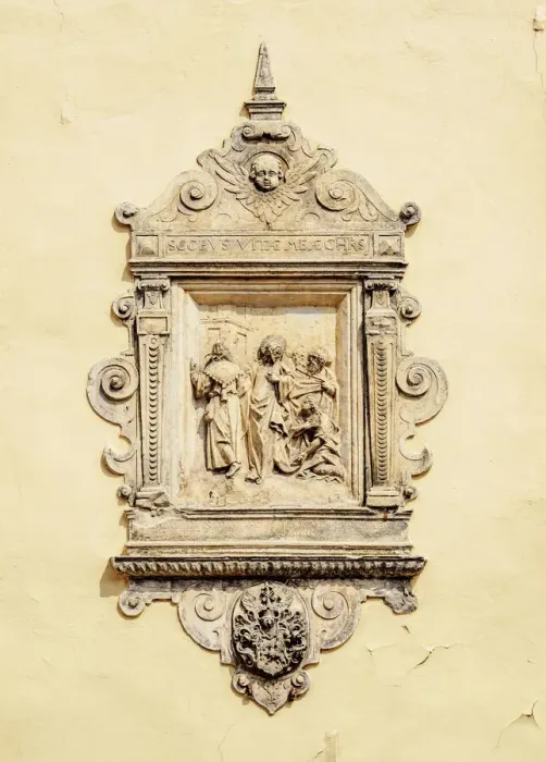 Framed Print : Building at Skarnu iela 22, detailed view, Old Town, Riga, Latvia Framed Print : Building at Skarnu iela 22, detailed view, Old Town, Riga, Latvia