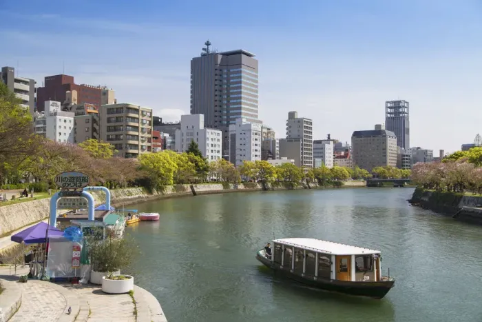 Framed Print : Buildings along Motoyasu River, Hiroshima, Hiroshima Prefecture, Japan Framed Print : Buildings along Motoyasu River, Hiroshima, Hiroshima Prefecture, Japan
