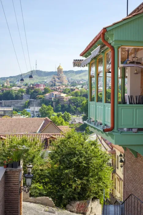Framed Print : Buildings in old town, Tbilisi (Tiflis), Georgia Framed Print : Buildings in old town, Tbilisi (Tiflis), Georgia
