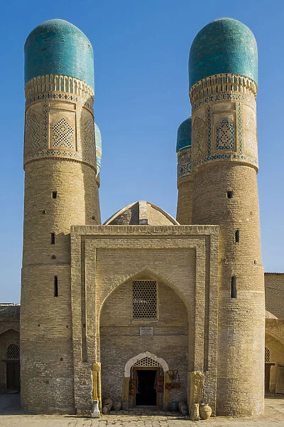 Bukhara, Uzbekistan, Central Asia. Chor-Minor Madrasah