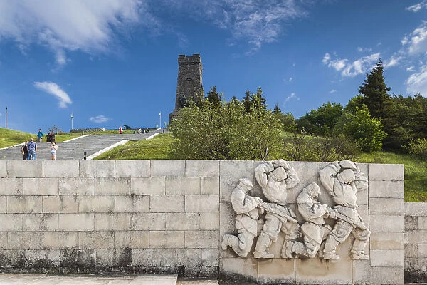 Bulgaria, Central Mountains, Shipka, Shipka Pass, Freedom Monument built in 1934 to