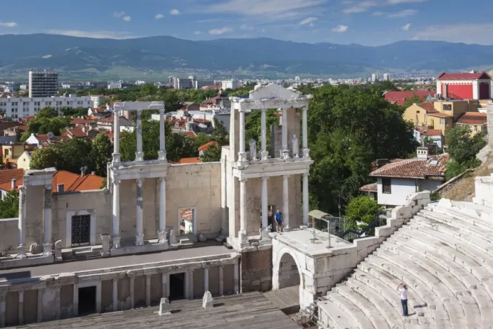 Framed Print : Bulgaria, Southern Mountains, Plovdiv, Old Plovdiv, Roman Amphitheater Framed Print : Bulgaria, Southern Mountains, Plovdiv, Old Plovdiv, Roman Amphitheater
