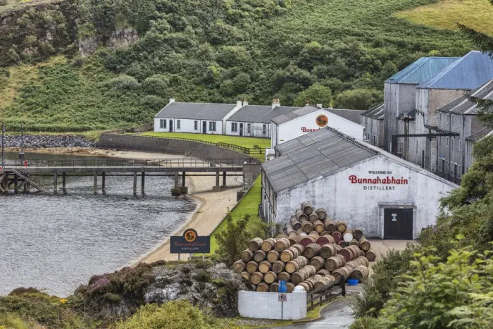 Framed Print : Bunnahabhain distillery, Islay, Inner Hebrides, Argyll, Scotland, UK Framed Print : Bunnahabhain distillery, Islay, Inner Hebrides, Argyll, Scotland, UK