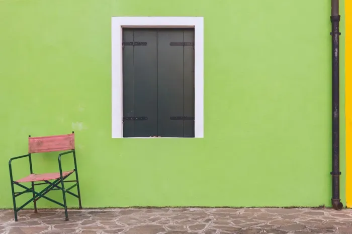 Framed Print : Burano, Venezia  /  Venice, Italy, Europe