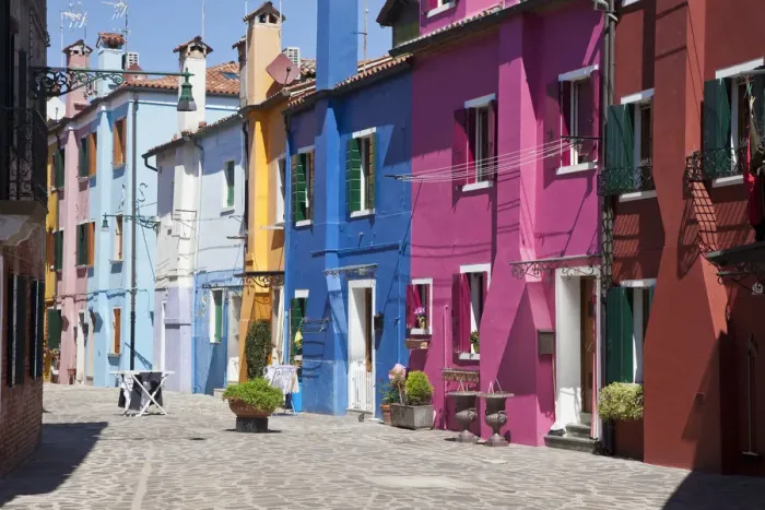 Framed Print : Burano, Venice, Italy Framed Print : Burano, Venice, Italy
