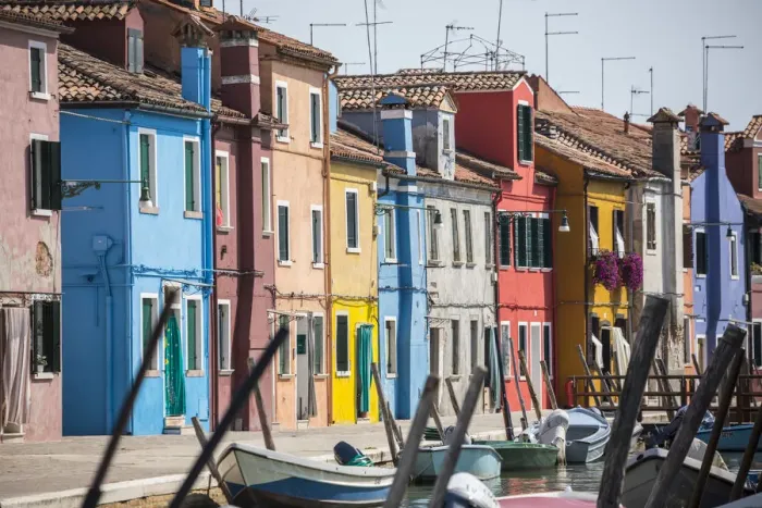 Framed Print : Burano, Venice, Veneto, Italy