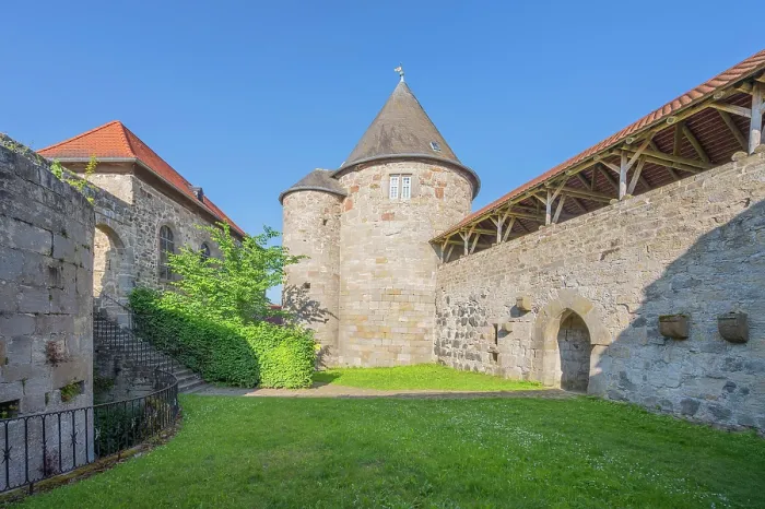 Framed Print : Burg Herzberg near Breitenbach, Hesse, Germany