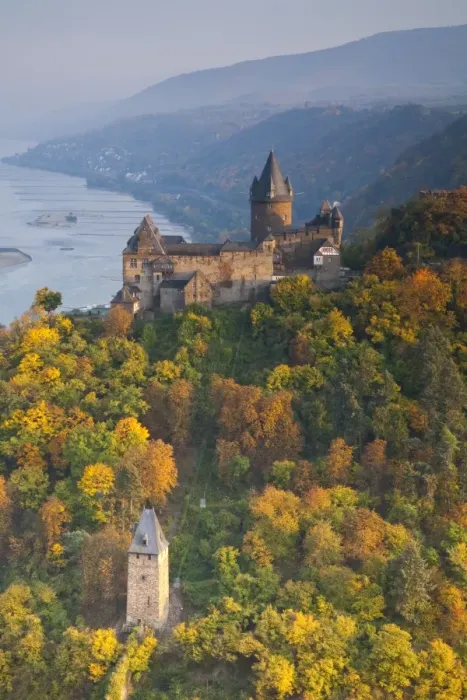 Framed Print : Burg Stahleck, Bacharach, Rhine Valley, Germany