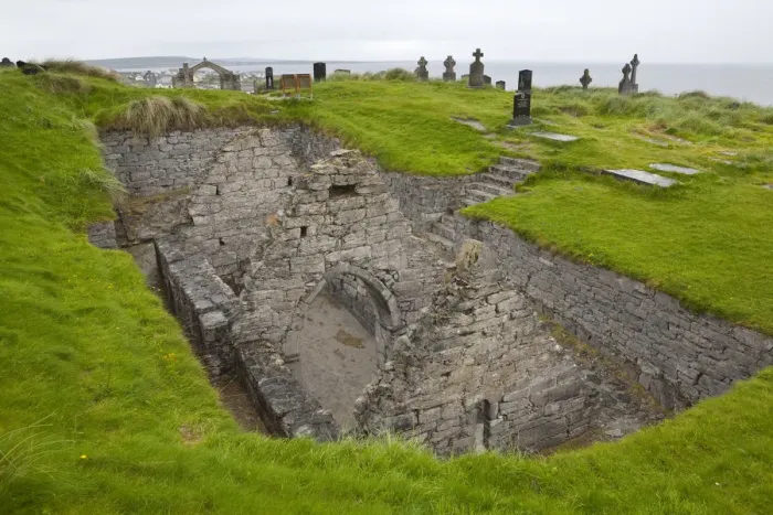Framed Print : Buried Church of St. Cavan, Inisheer, Aran Islands, Co. Galway, Ireland Framed Print : Buried Church of St. Cavan, Inisheer, Aran Islands, Co. Galway, Ireland