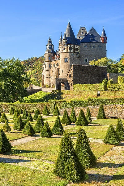 Burresheim castle, St. Johann near Mayen, Eifel, Rhineland-Palatinate, Germany