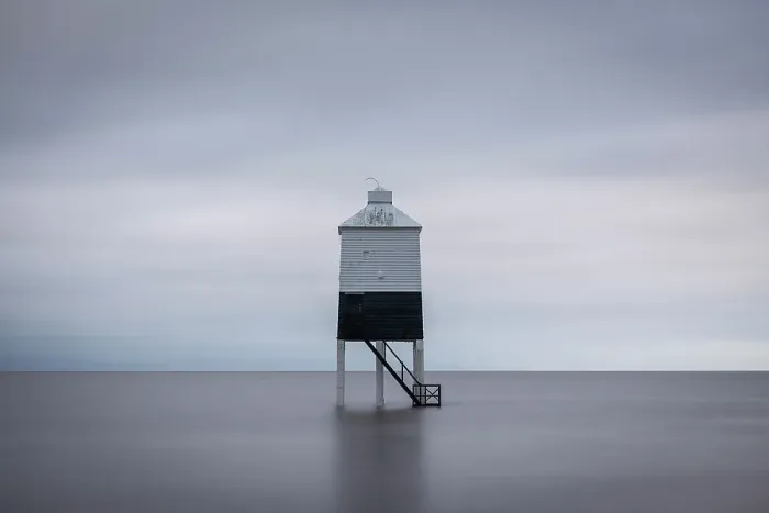 Framed Print : Burrnham's stilted Low Lighthouse at high tide, Burnham on Sea, Somerset, England. Winter (February) 2023 Framed Print : Burrnham's stilted Low Lighthouse at high tide, Burnham on Sea, Somerset, England. Winter (February) 2023