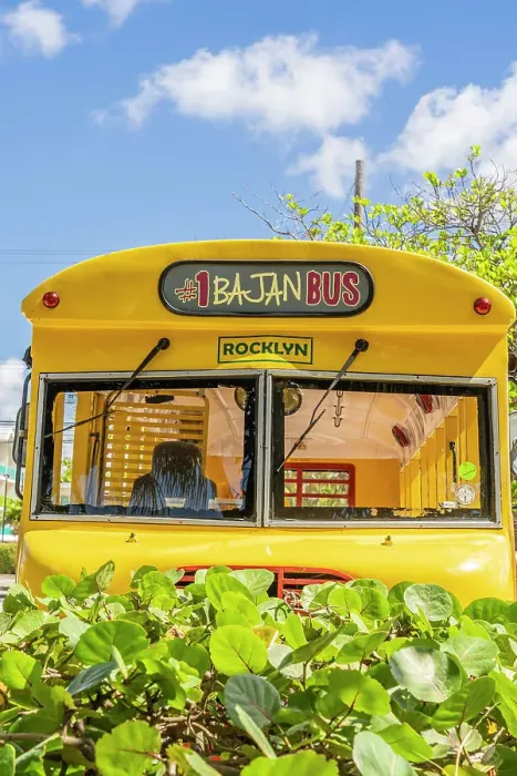 Framed Print : Bus, Barbados, Caribbean Framed Print : Bus, Barbados, Caribbean