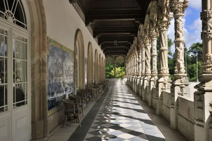 Framed Print : Bussaco Palace Hotel, a royal fairy tale hotel, built in 1885 Framed Print : Bussaco Palace Hotel, a royal fairy tale hotel, built in 1885