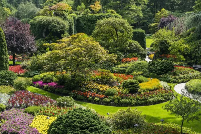 Framed Print : Butchart Gardens, Victoria, British Columbia, Canada Framed Print : Butchart Gardens, Victoria, British Columbia, Canada