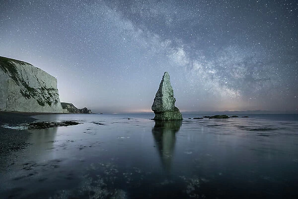 Butter Rock and the Milky Way, Lulworth, Jurrasic Coast, Dorset, England, UK