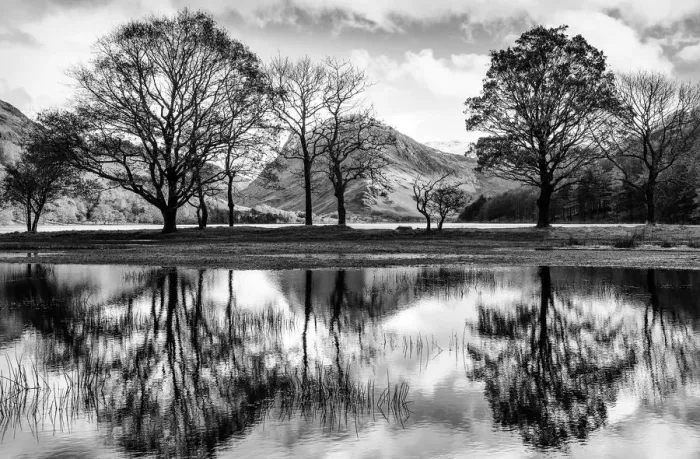 Framed Print : Buttermere reflections, Cumbria, UK Framed Print : Buttermere reflections, Cumbria, UK
