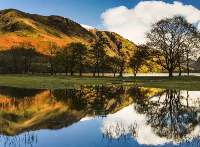 Framed Print : Buttermere reflections, Cumbria, UK Framed Print : Buttermere reflections, Cumbria, UK