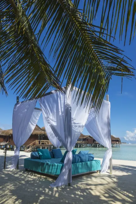 Framed Print : Cabana on the Anantara Veli resort, South Male Atoll, Maldives Framed Print : Cabana on the Anantara Veli resort, South Male Atoll, Maldives