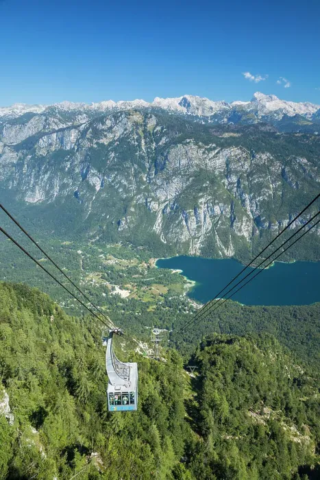 Framed Print : Cable car to Mount Vogel, Lake Bohinj, Upper Carniola region, Slovenia Framed Print : Cable car to Mount Vogel, Lake Bohinj, Upper Carniola region, Slovenia
