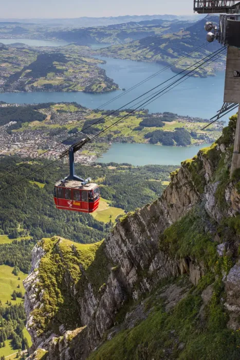 Framed Print : Cable car at the top of Pilatus, Luzern Canton, Switzerland Framed Print : Cable car at the top of Pilatus, Luzern Canton, Switzerland