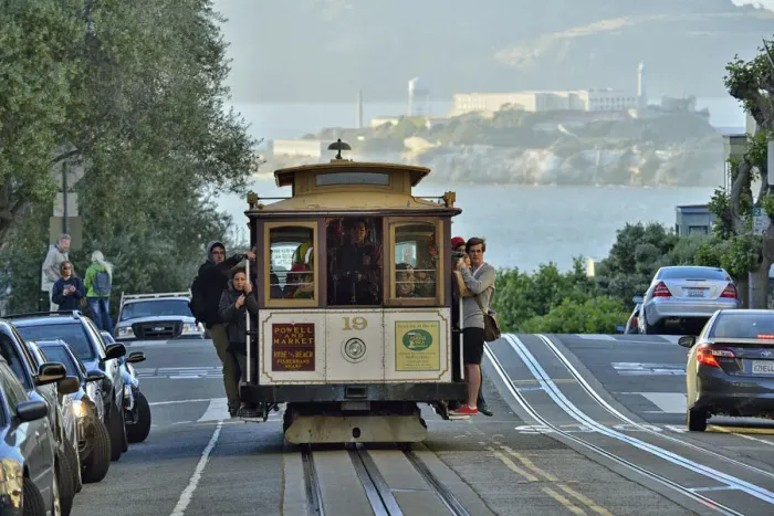 Framed Print : Cable Car, San Francisco, California, USA Framed Print : Cable Car, San Francisco, California, USA
