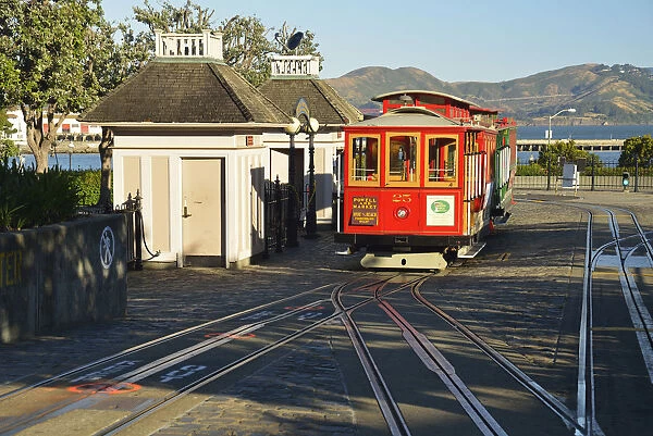 Cable Car station, San Francisco, Bay Area, California, USA