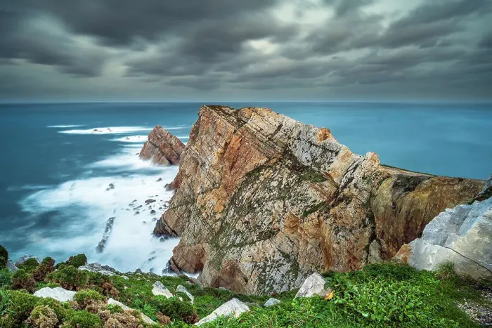 Framed Print : Cabo de Penas, Gozon, Asturias, Spain
