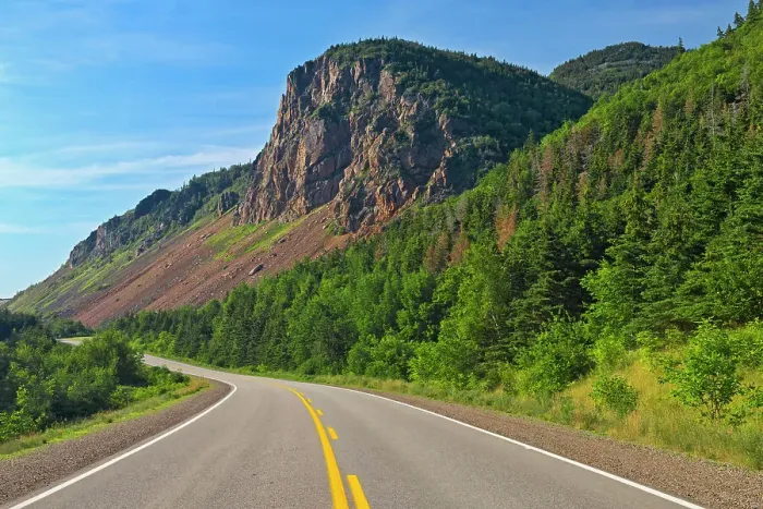 Framed Print : The Cabot Trail. Appalachain Mountains. Near Cheticamp. Cape Breton Island. Cape Breton Highlands National Park, Nova Scotia, Canada Framed Print : The Cabot Trail. Appalachain Mountains. Near Cheticamp. Cape Breton Island. Cape Breton Highlands National Park, Nova Scotia, Canada