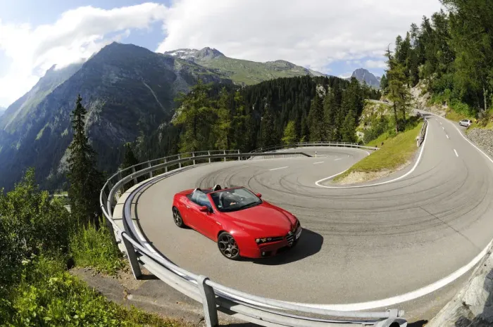 Framed Print : Cabriolet, Maloja pass, Grisons, Switzerland Framed Print : Cabriolet, Maloja pass, Grisons, Switzerland