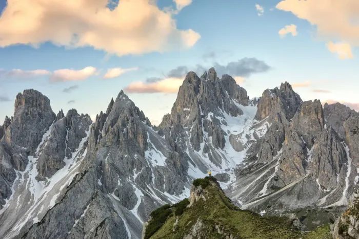 Framed Print : Cadini di Misurina shrouded in the morning light, Dolomites