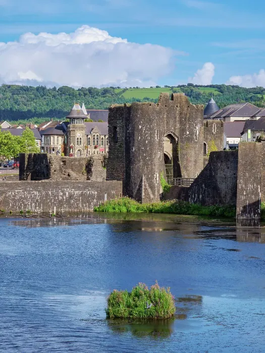 Framed Print : Caerphilly Castle, Caerphilly, Wales, United Kingdom Framed Print : Caerphilly Castle, Caerphilly, Wales, United Kingdom