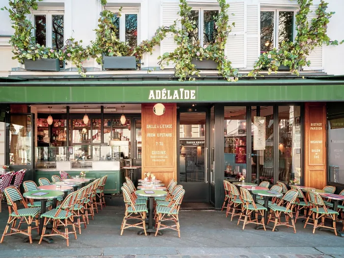 Framed Print : Cafe Adelaide Montmartre, Paris, France Framed Print : Cafe Adelaide Montmartre, Paris, France
