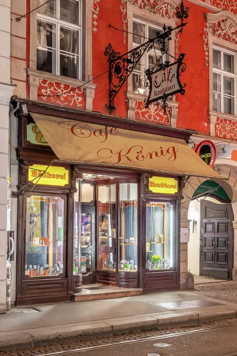 Framed Print : Cafe Konig, Graz, Styria, Austria Framed Print : Cafe Konig, Graz, Styria, Austria