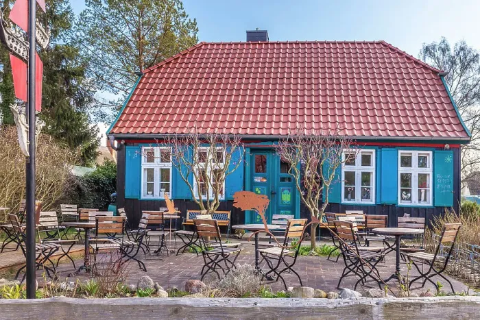 Framed Print : Cafe in Prerow, Mecklenburg-West Pomerania, Baltic Sea, Northern Germany, Germany Framed Print : Cafe in Prerow, Mecklenburg-West Pomerania, Baltic Sea, Northern Germany, Germany