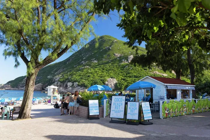 Framed Print : Cafe at Shek O beach, Hong Kong Island, Hong Kong Framed Print : Cafe at Shek O beach, Hong Kong Island, Hong Kong