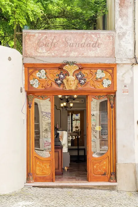 Framed Print : Cafe in Sintra, Portugal, Europe Framed Print : Cafe in Sintra, Portugal, Europe