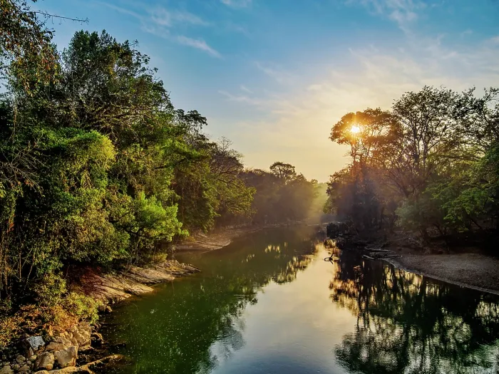 Framed Print : Cahabon River at sunrise, Semuc Champey, Lanquin, Alta Verapaz Department, Guatemala Framed Print : Cahabon River at sunrise, Semuc Champey, Lanquin, Alta Verapaz Department, Guatemala