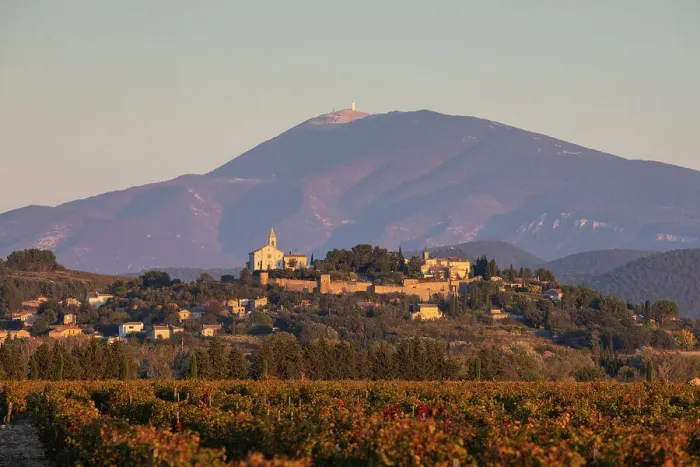 Framed Print : Cairanne, Cote du Rhone, UNESCO World Heritage site and Mont Ventoux beyond, Vaucluse, France Framed Print : Cairanne, Cote du Rhone, UNESCO World Heritage site and Mont Ventoux beyond, Vaucluse, France